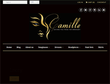 Tablet Screenshot of camillewood.com